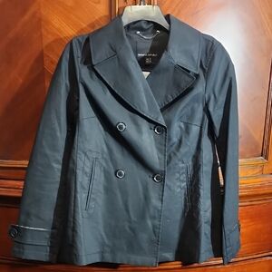 Banana Republic Black Pea Coat